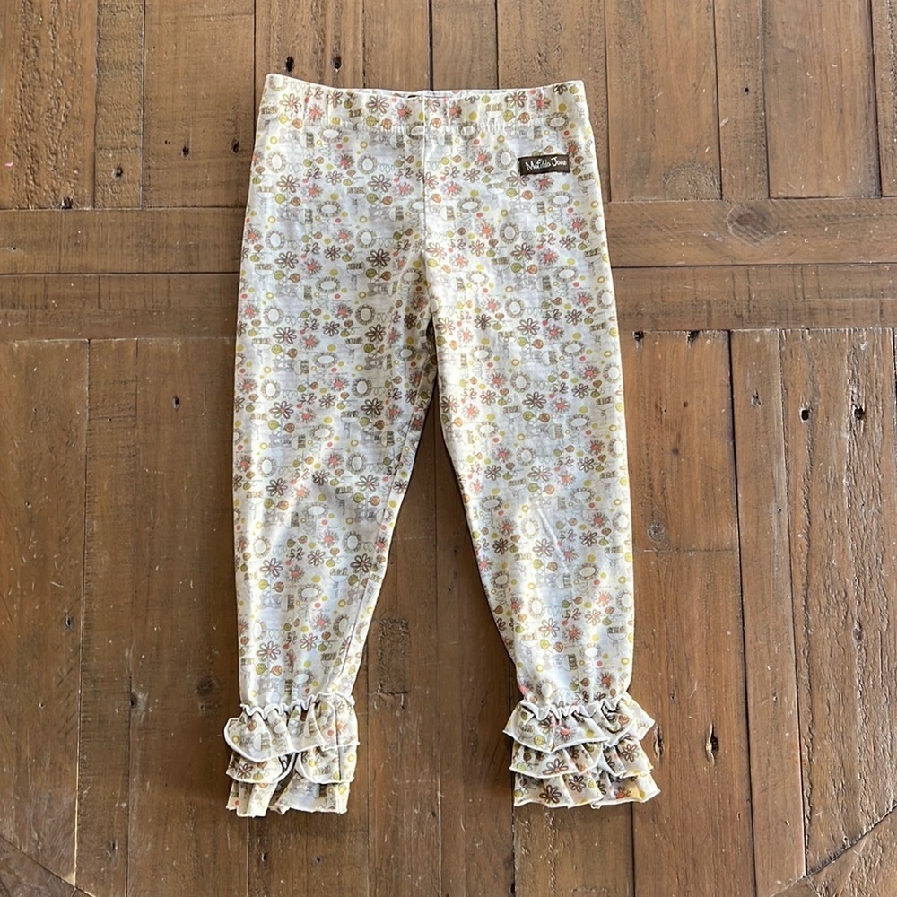 Matilda Jane floral ruffle leggings